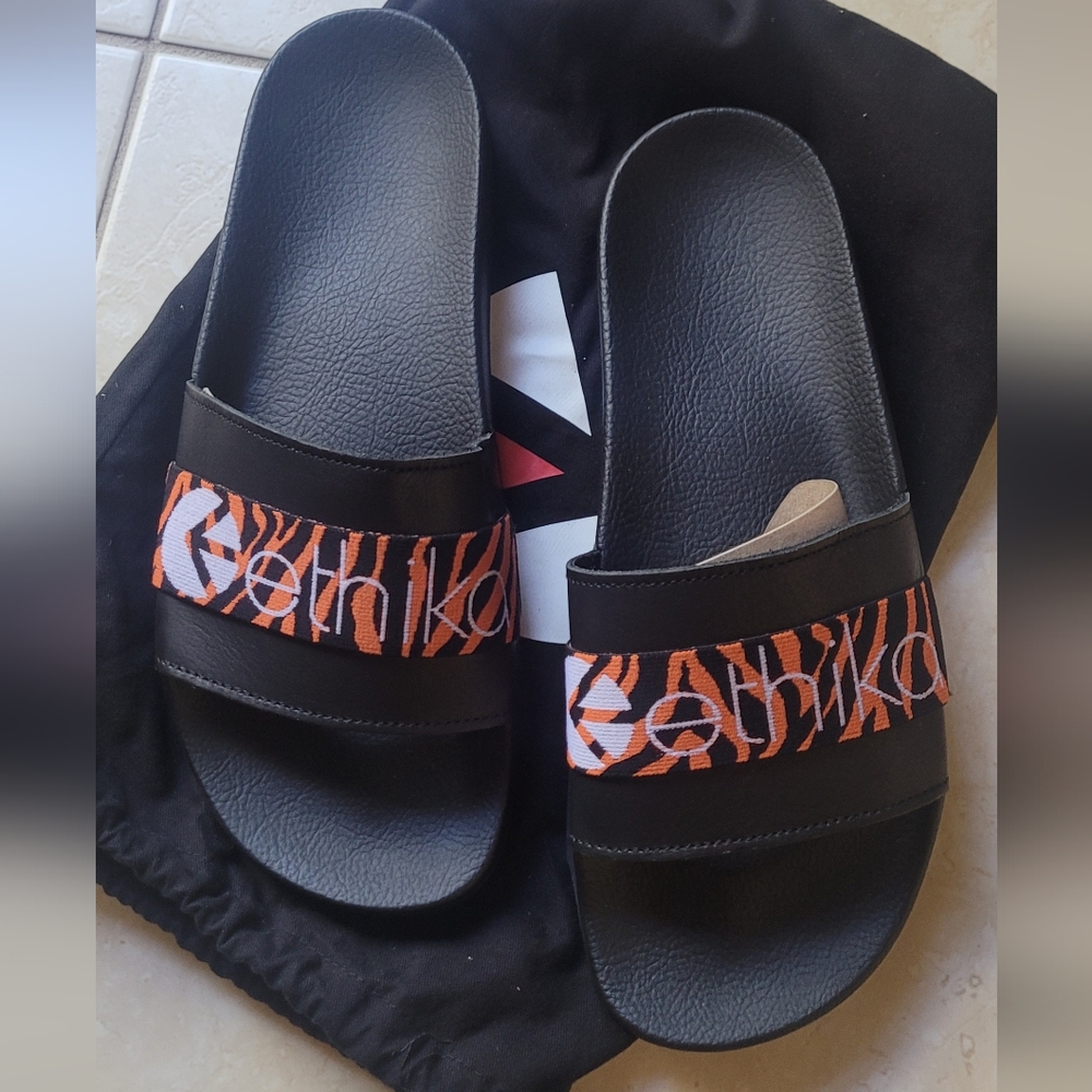 Ethika Tiger Slides NWT size 43